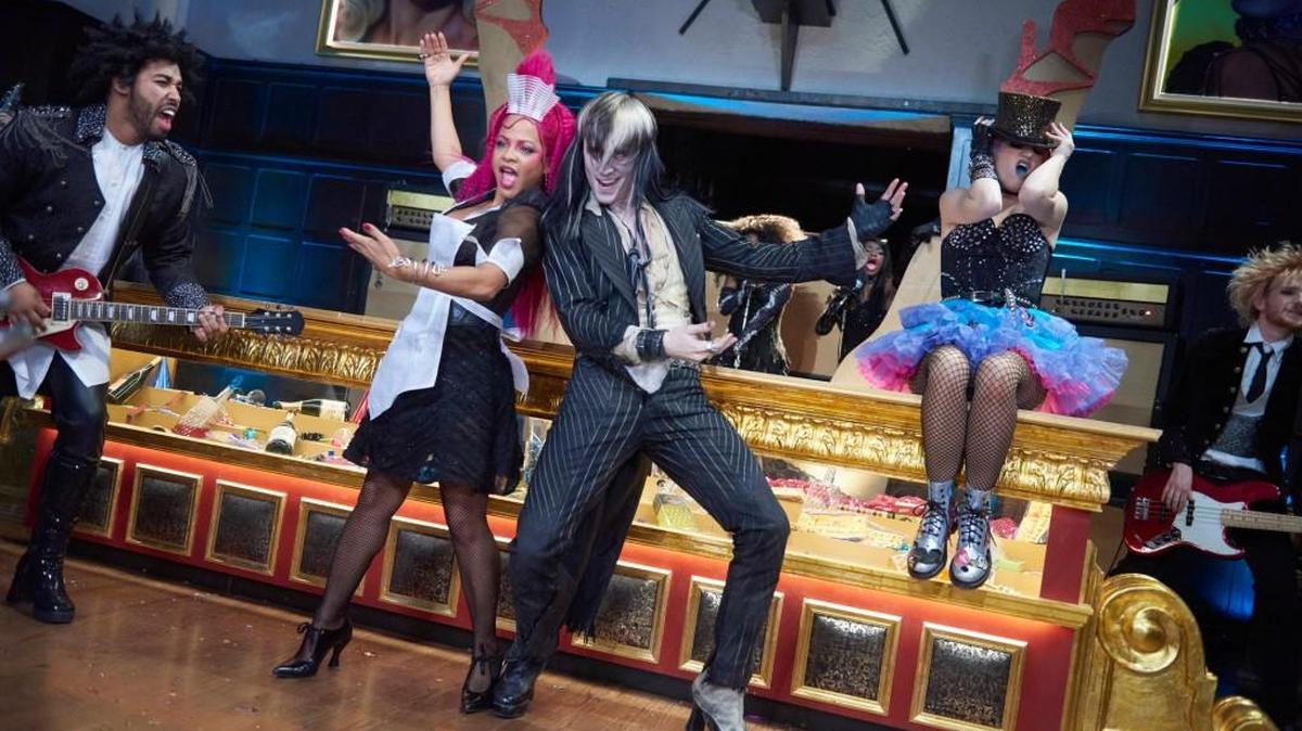 (L-R): Christina Milian, Reeve Carney and Annaleigh Ashford in “The Rocky Horror Picture Show” on Fox.