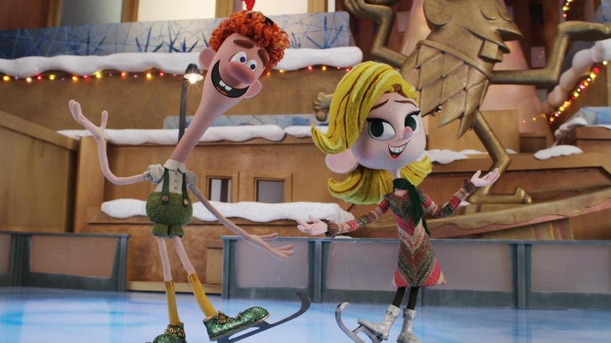 Buddy and Jovie in “Elf: Buddy's Musical Christmas” on NBC.