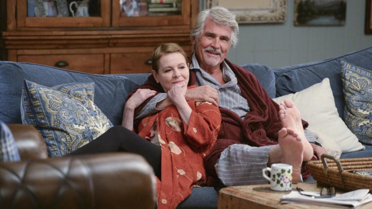 
Dianne Wiest as Joan and James Brolin as John in the CBS series “Life in Pieces.”
