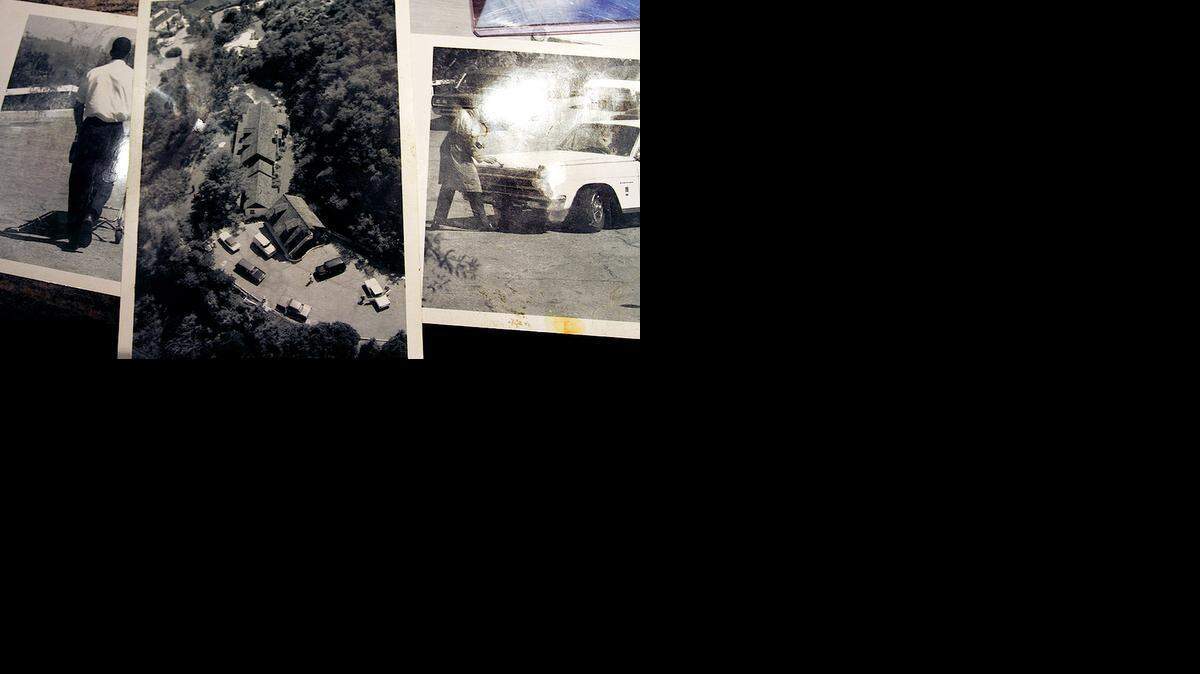 
The “Ghost Adventures” show displays police photos from 10050 Cielo Drive, the site of the Manson murders in 1969. 

