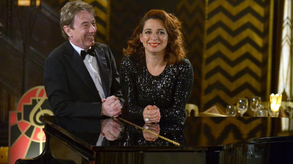 Martin Short, left, and Maya Rudolph host the new NBC variety show, “Maya & Marty.”