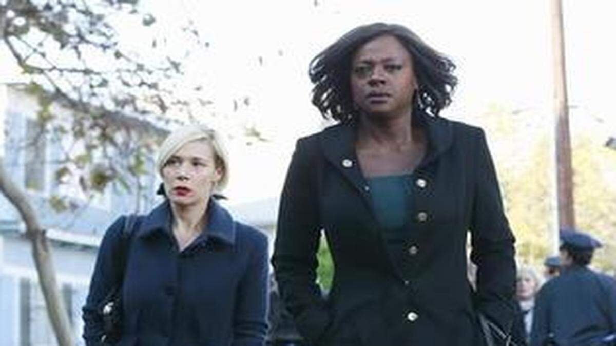 
Liza Weil (left) and Viola Davis in ABC’s “How to Get Away with Murder.” 


