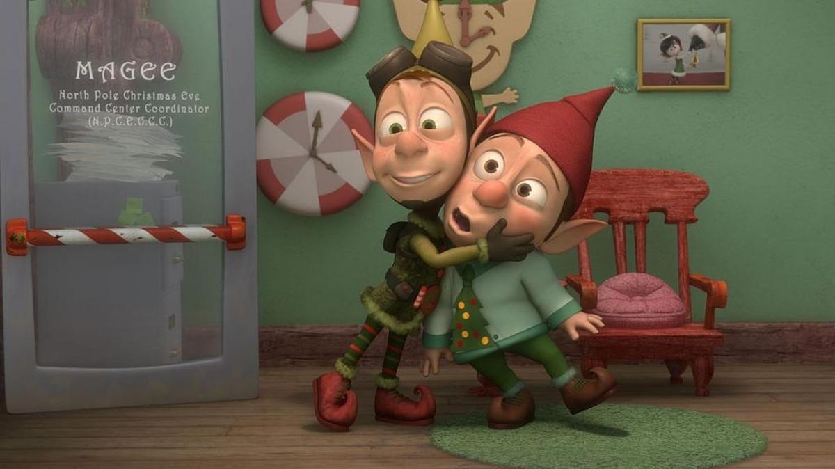 In “Prep & Landing,” an elite unit of elves makes sure that homes are properly prepared for a visit from Santa.