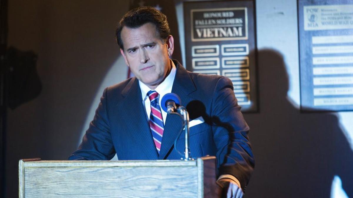 Bruce Campbell as Ronald Reagan on FX’s “Fargo.”