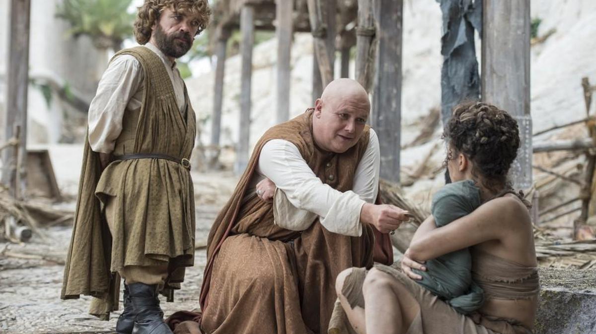 Peter Dinklage, left, and Conleth Hill in “Game of Thrones” on HBO.