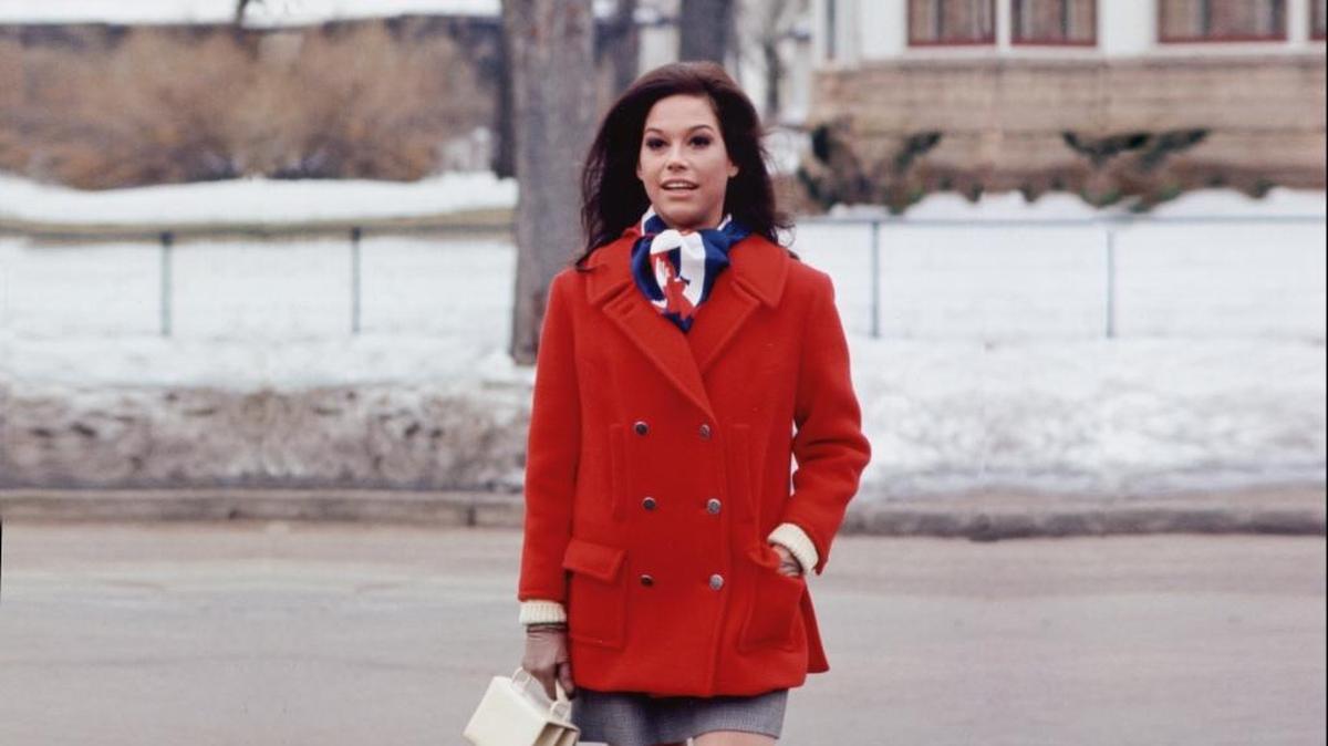 
Mary Tyler Moore in Minneapolis. 
