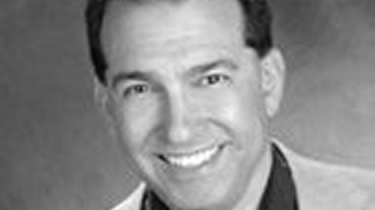 Don Russell in a once-upon-a-time publicity shot from WBT, his broadcast home for 43 years.