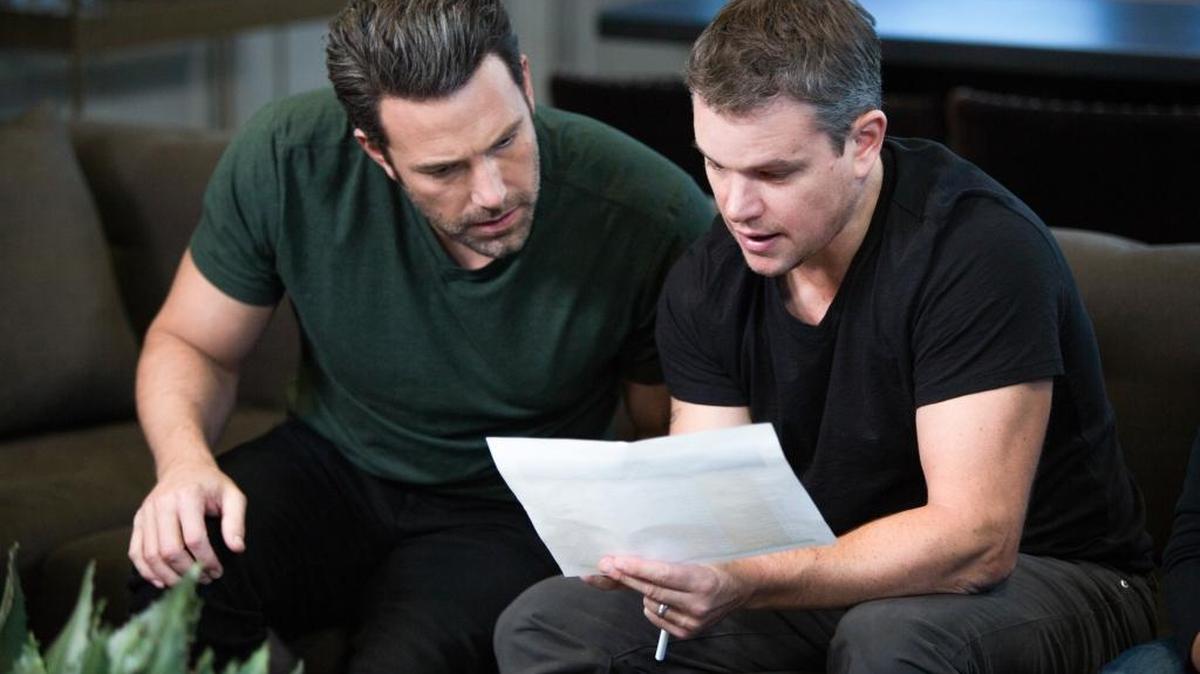
“Project Greenlight” executive producers Ben Affleck (left) and Matt Damon. 
