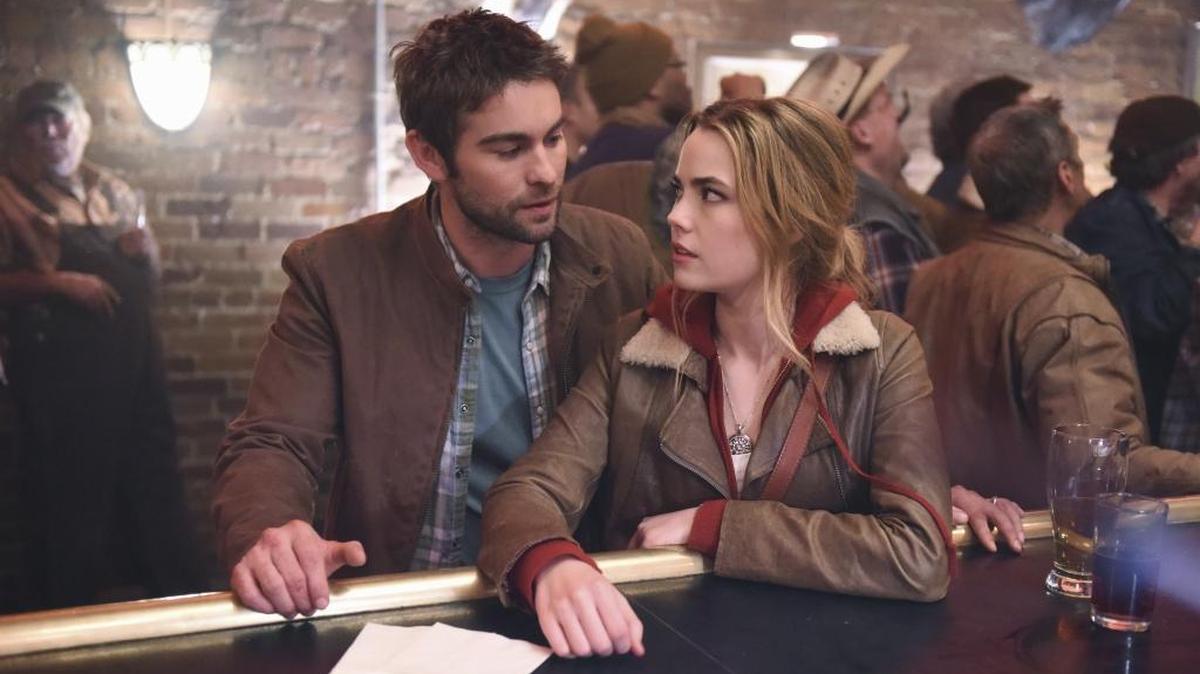 
Chase Crawford (left) as Billy Lefever and Rebecca Rittenhouse as Cody Lefever in ABC’s “Blood & Oil.”
