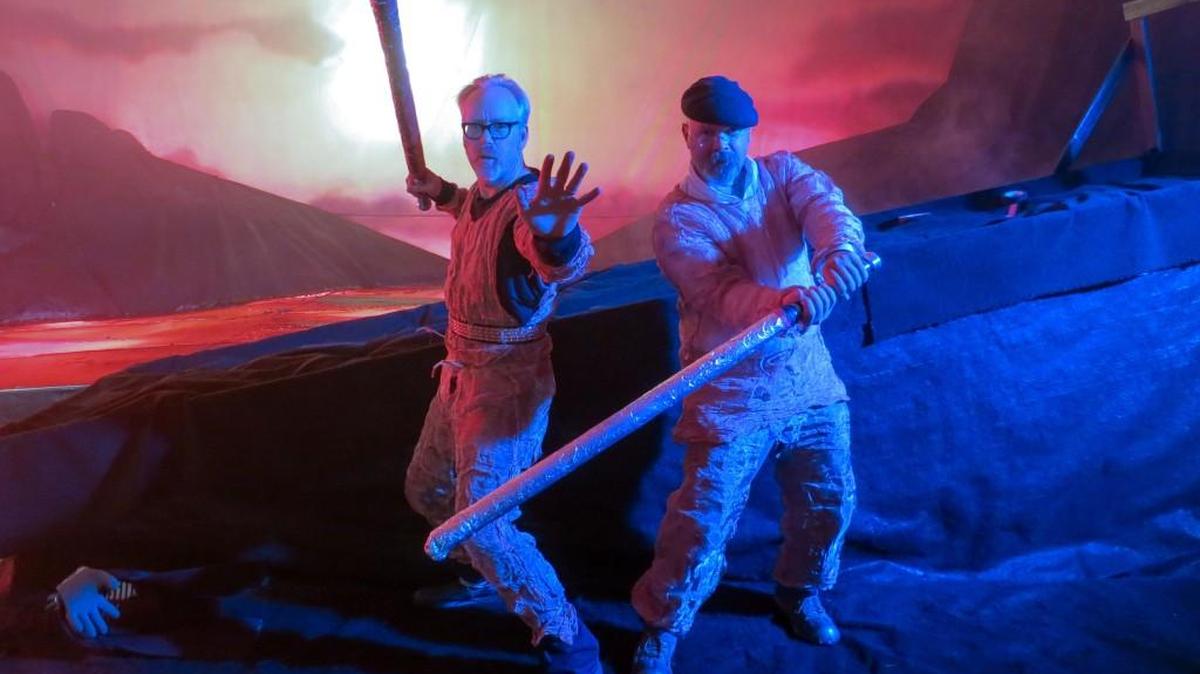 
Laser blasters are put to the test on “Myth Busters.” 
