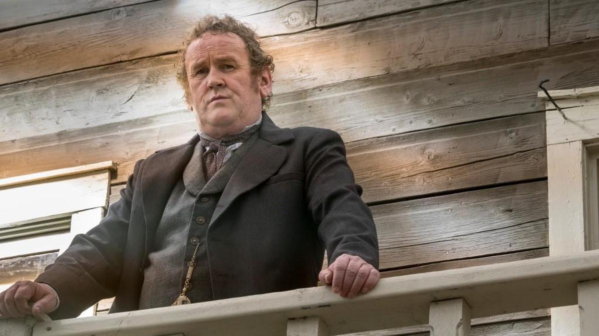 Colm Meany as Thomas ‘Doc’ Durant in AMC’s “Hell on Wheels.”