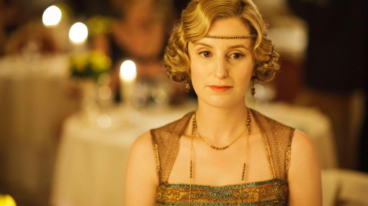 Laura Carmichael as Lady Edith in “Downton Abbey.”