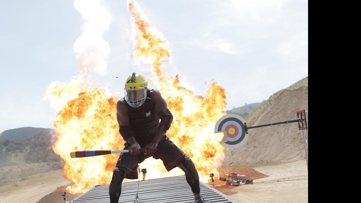 
A contestant competes in three levels of extraordinary challenges on Fox’s “Bullseye.” 


