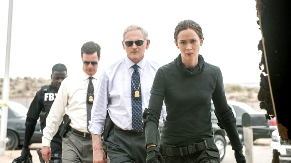 Victor Garber stars as Jennings and Emily Blunt stars as Kate Macer in Lionsgate Films' “Sicario.”