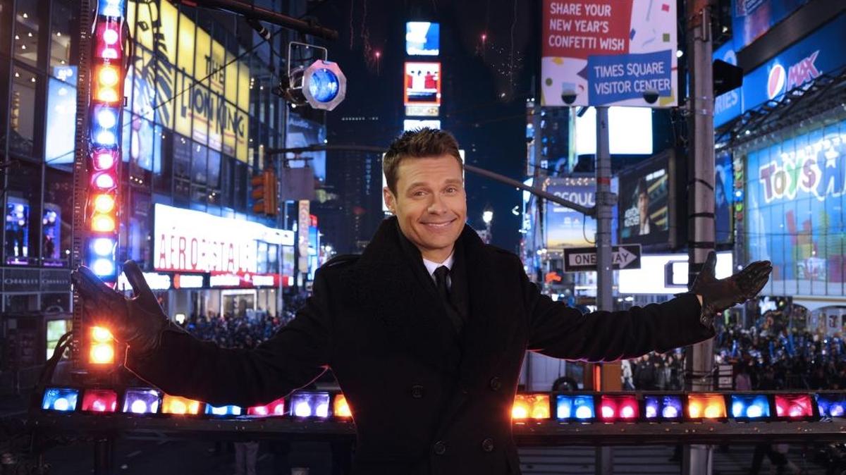 Ryan Seacrest will once again host ABC’s “Dick Clark’s New Year’s Rockin’ Eve” broadcast live from Times Square in New York.