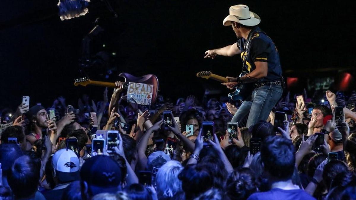 Brad Paisley live in concert at West Virginia University.