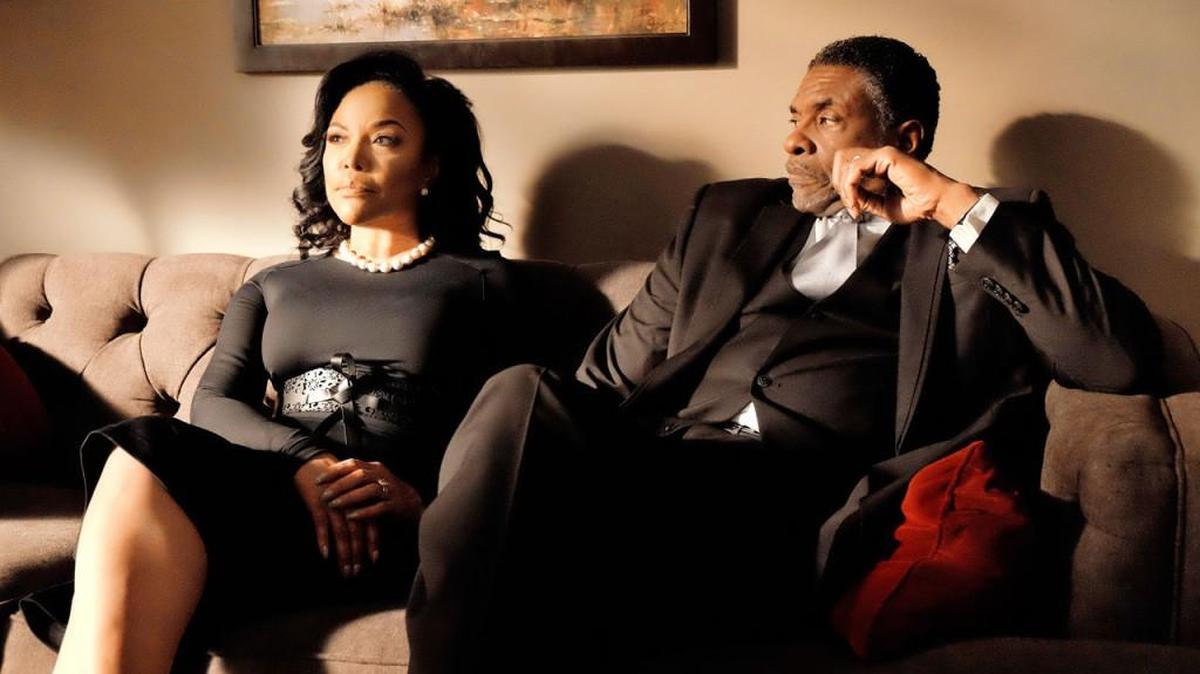 Lynn Whitfield, left, and David Keith star in OWN’s “Greenleaf.”