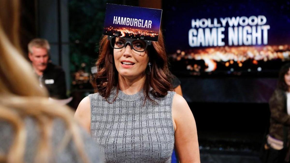 Bellamy Young (“Scandal”) is one of the players for Ladies Night on “Hollywood Game Night” on NBC.