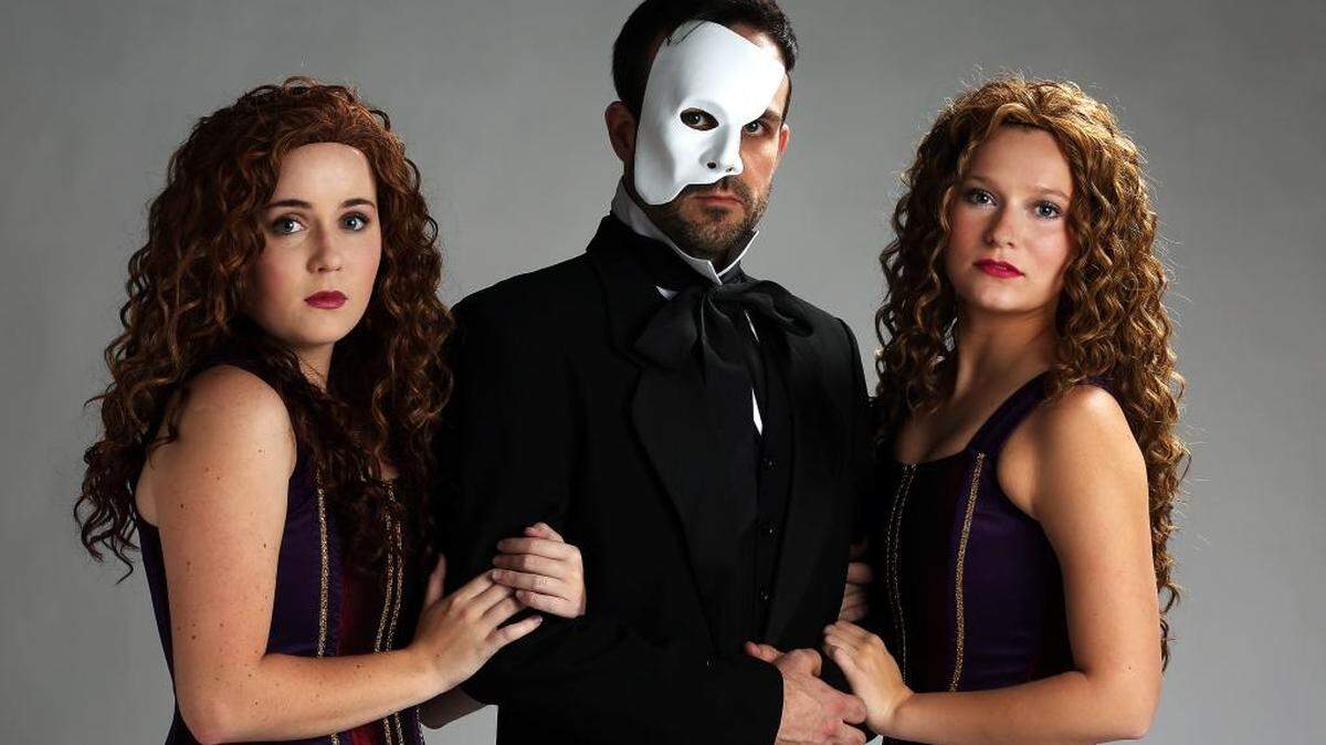 CPCC Theatre's Phantom of the Opera Promo From left, Karley Kornegay, Ryan Deal and Anna Belle Lusk.