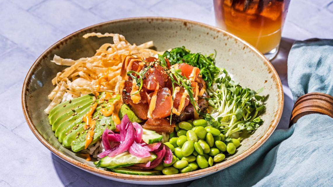 Tommy Bahama Marlin Bar’s Ahi Poke Bowl.