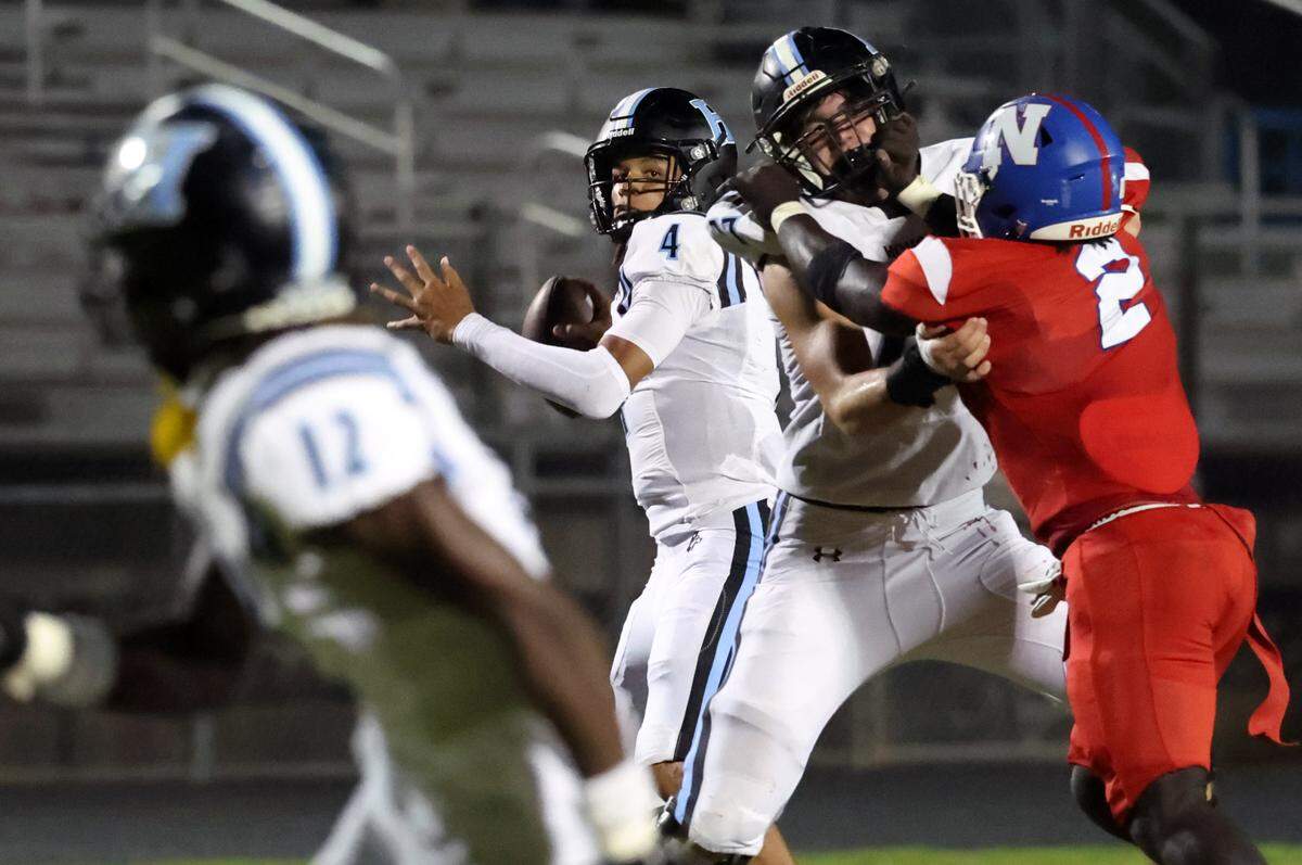 Several fights have broken out at high schools in the Charlotte region, including one during a Sept. 23 game between North Meck and Harding high schools. Pictured here is a North Meck game from mid-September against Hough High.