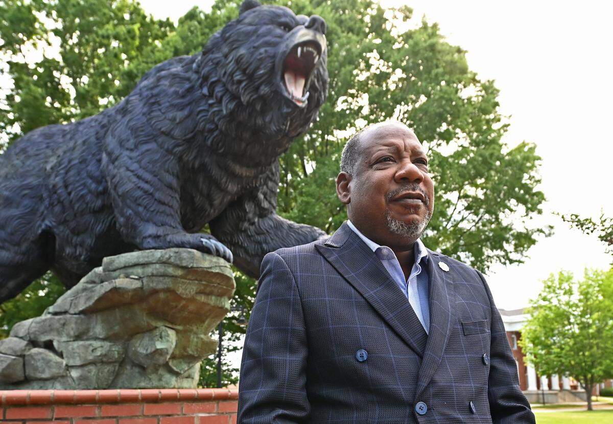 “It’s just the hand I was dealt,” Livingstone College president Anthony J. Davis says. “And, you know, when you’re dealt a bad hand, it’s not like you can throw it in and say, ‘Misdeal.’ You gotta play until the last card is dropped. That’s the way I’m looking at it.”