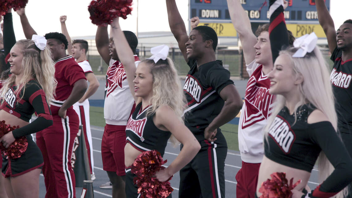 She planned to quit cheerleading. After she changed her mind, she wound up on Netflix.