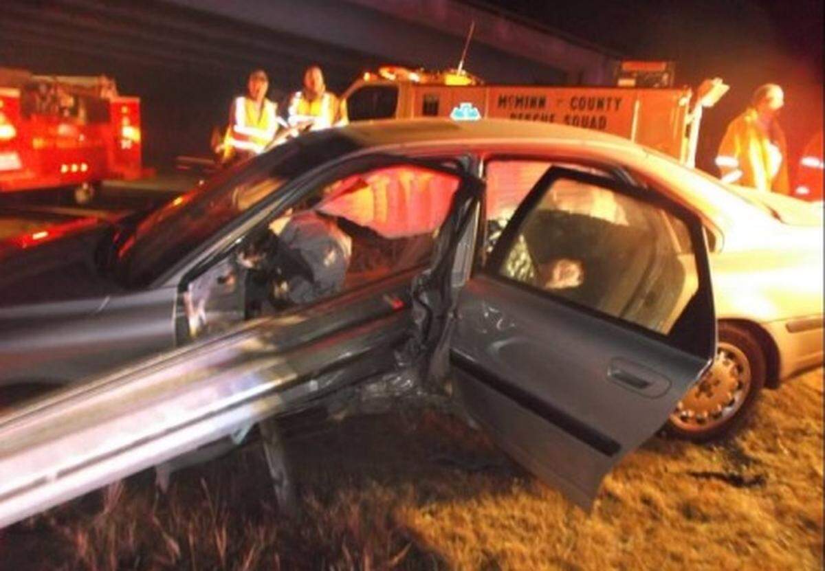 Hannah Eimers died on Nov. 1, 2016, after her Volvo struck this guardrail in eastern Tennessee. Since then, her father has been on a campaign to remove dangerous guardrails from the nation’s highways.