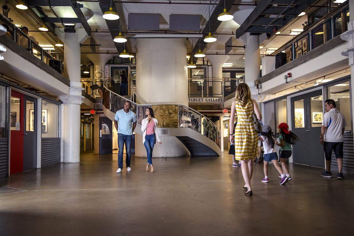 The Torpedo Factory Art Center in Alexandria is an art studio available to the public.