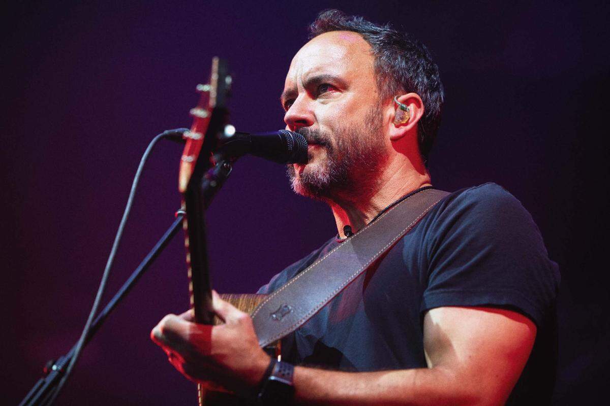 Dave Matthews performs at PNC Music Pavilion in Charlotte in July 2021.