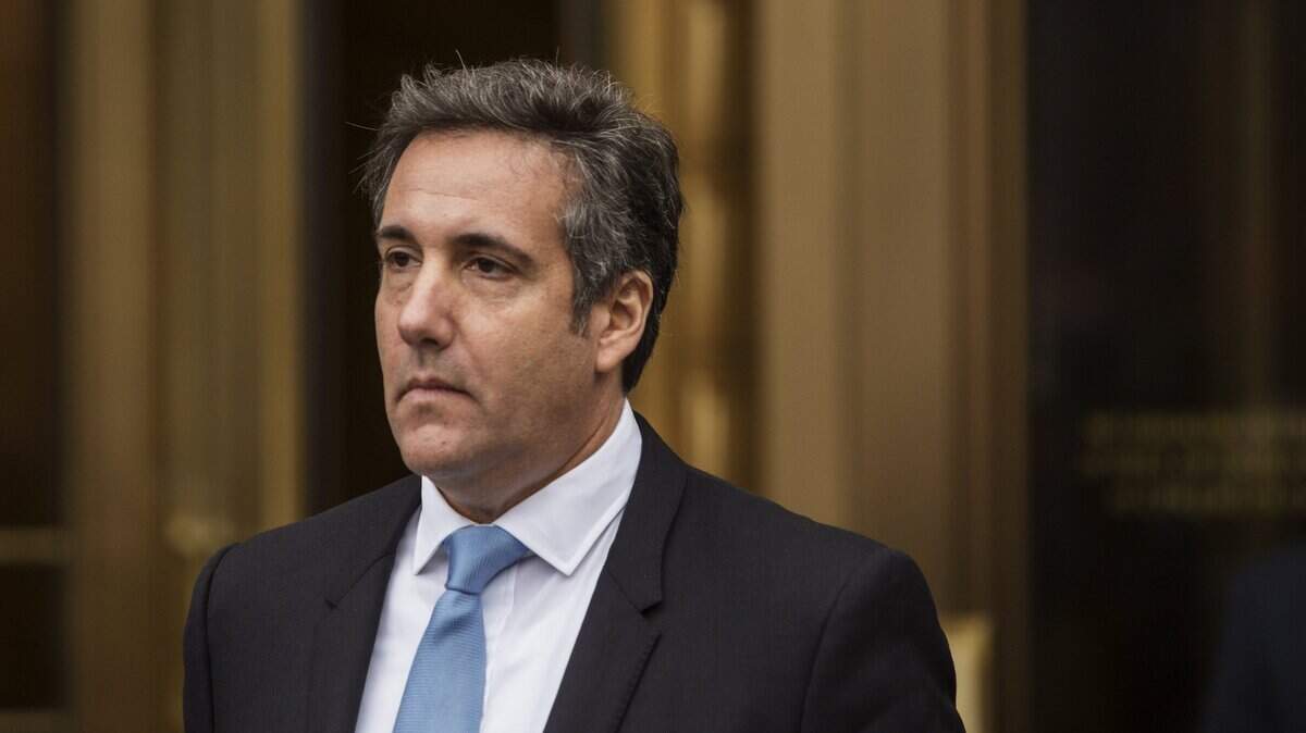 Michael Cohen, personal lawyer to President Donald Trump, exits from Federal Court in New York on April 16, 2018.