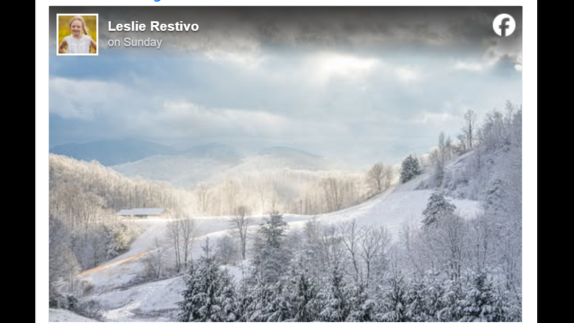 Storm left blanket of beauty in NC mountains. See images shared on social media