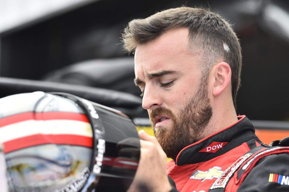 Austin Dillon, pictured, was a key player in getting NASCAR Cup Series champion Kyle Busch to Richard Childress Racing.