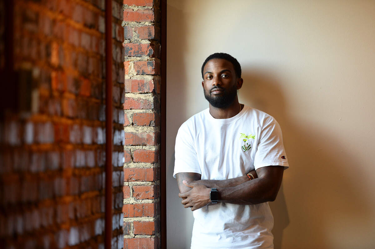 Sherrill Roland, who’s an artist-in-residence at the McColl Center, met with about 10 youth inmates at the Mecklenburg County Detention facility, or Jail North, on Tuesday Oct. 9, 2019. Sherrill was wrongly convicted and spent more than 10 months in prison and his art is a reflection of his time behind bars and his transition back into society.