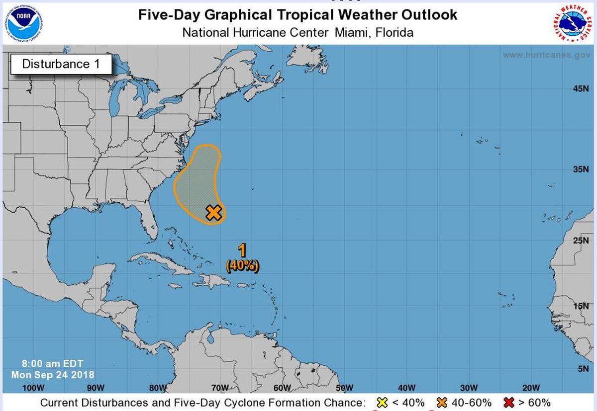 A tropical disturbance could bring more rain to the Carolinas this week.