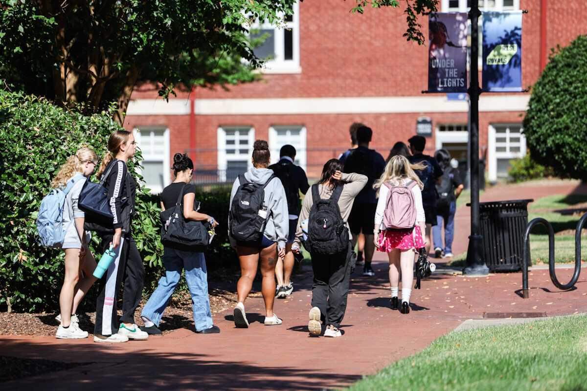 Queens University of Charlotte and Elon announced they intend to merge and conclude by August 2026. This photo is from Queens University of Charlotte’s campus.
