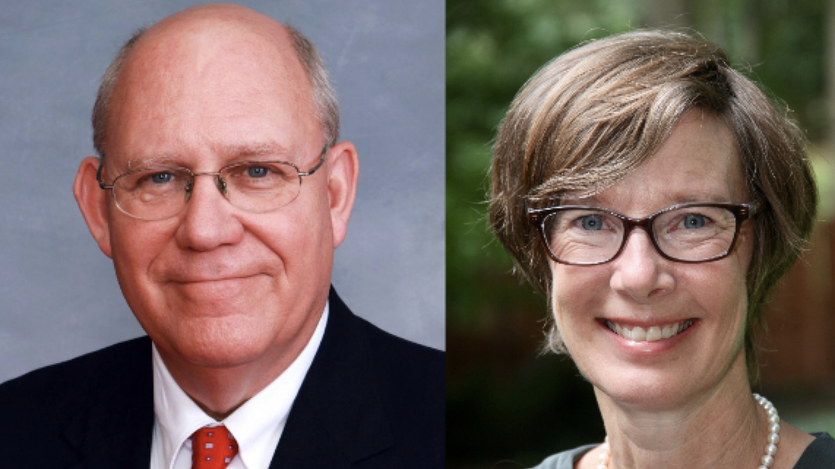 Republican Rep. Bill Brawley and Democrat Rachel Hunt