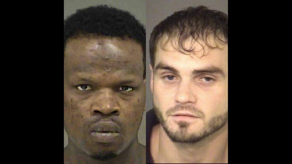 Jamarcus McIlwaine (left) died in the Mecklenburg County Jail of fentanyl overdose. Separately, Dustin Kemp Medlin, 29, died a month later in the Union County jail from a lethal combination of heroin and methamphetamine, records show.