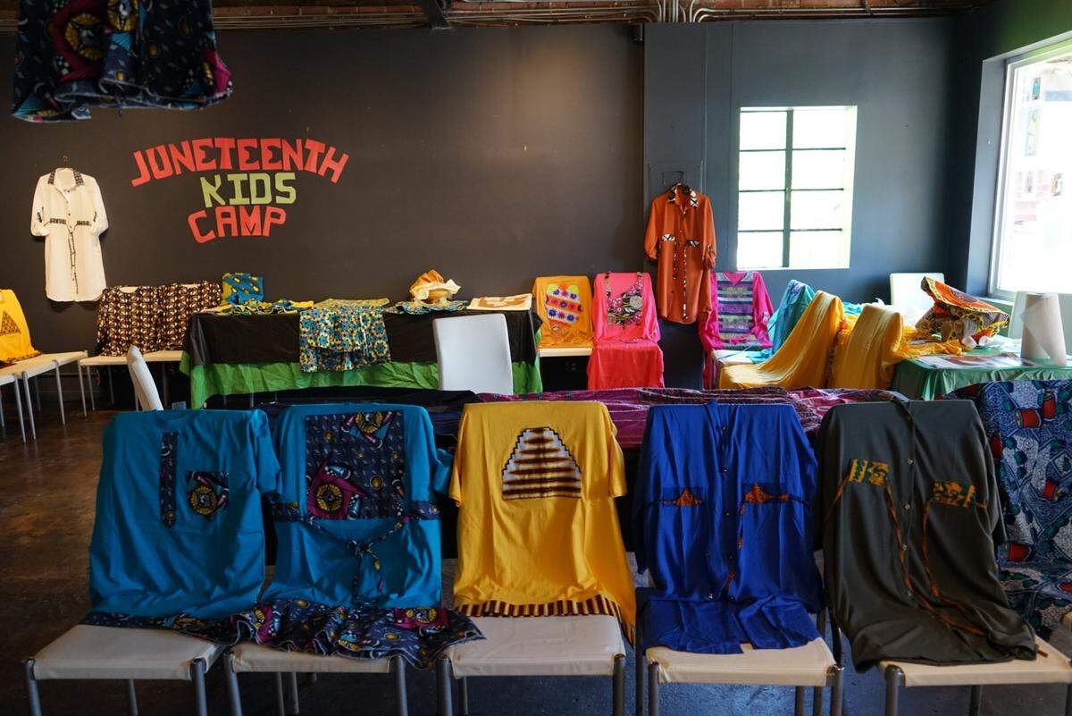 A festival venue displaying Boubou design.