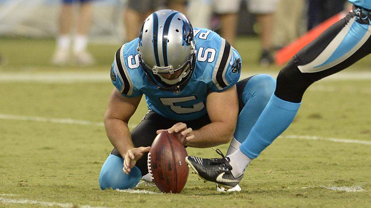 Carolina Panthers punter Michael Palardy (5) is part of a solid set of specialists, but there’s one spot that’s still undecided.