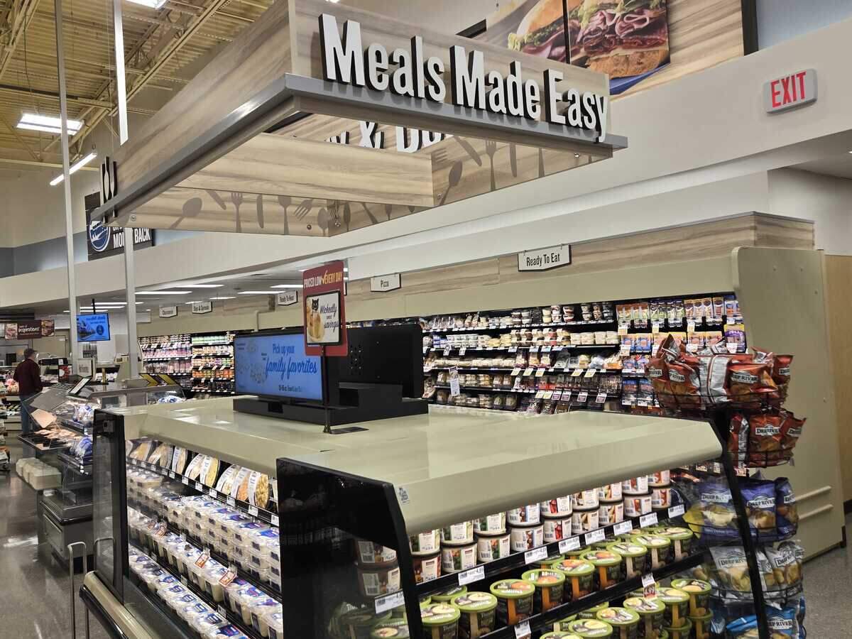 The Johnston Road Plaza Food Lion’s Meals Made Easy offers a variety of convenient meals for customers.