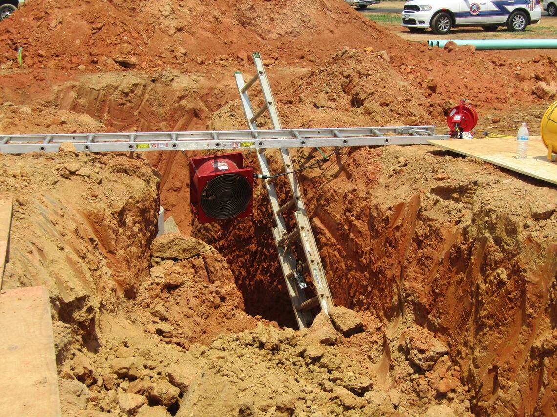 When this trench collapsed in Albemarle on July 5, 2022, Kerrey Brindle was not able to escape before he was buried alive.