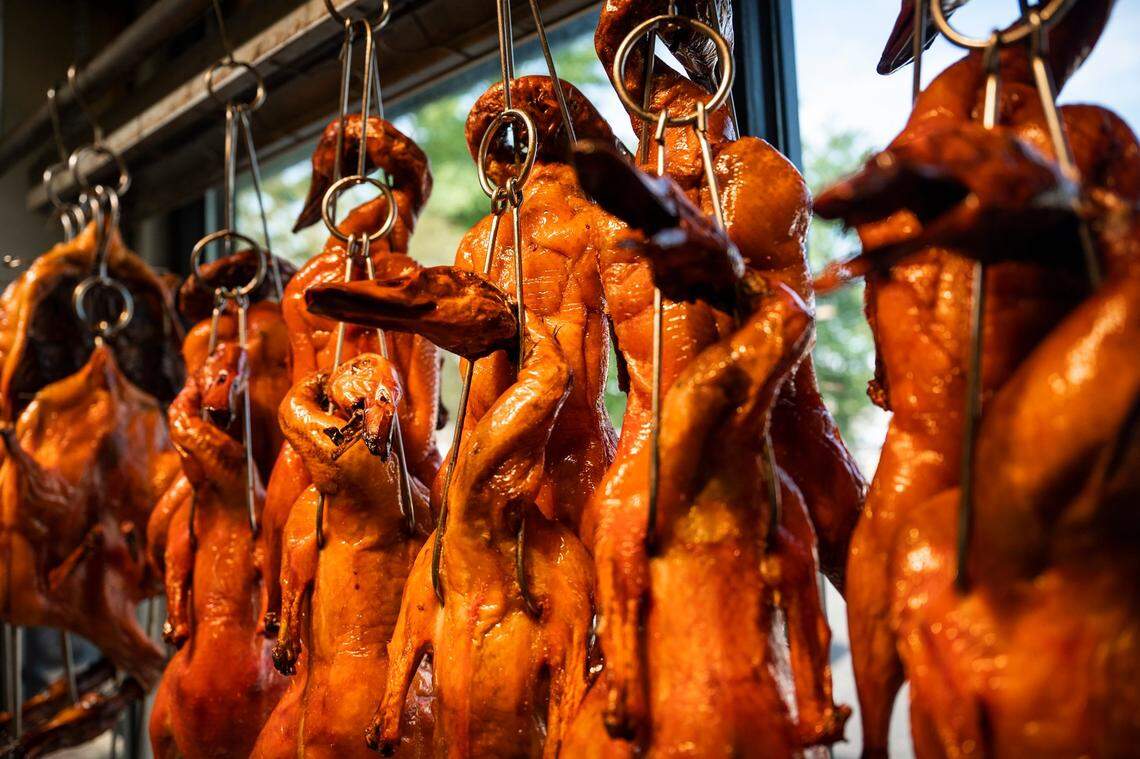 Van Loi Chinese Barbecue sells whole roasted ducks.