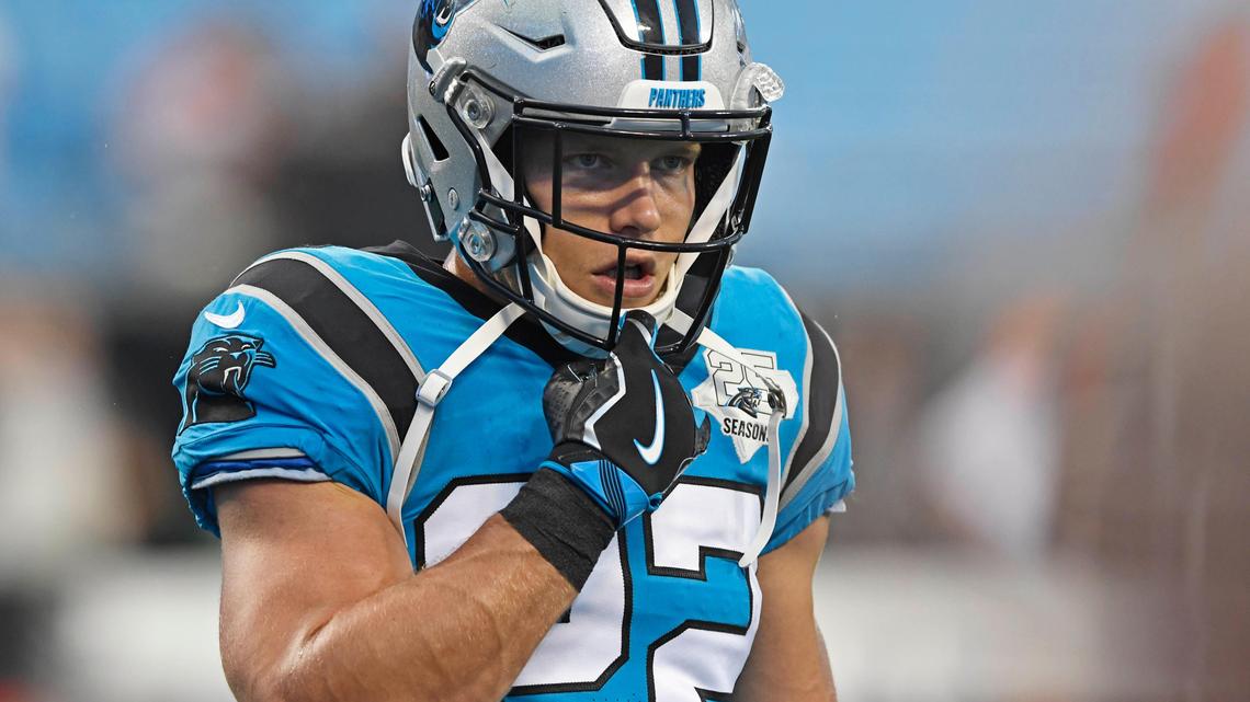 WATCH: Panthers RB Christian McCaffrey flips into end zone for TD vs. Jaguars