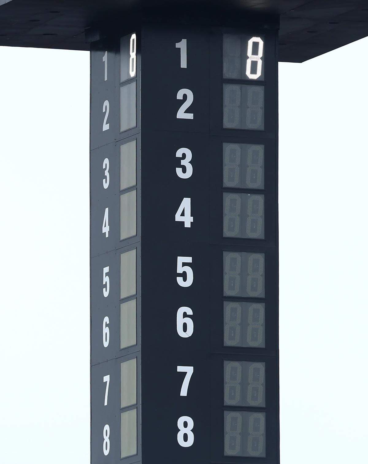 The leaderboard at Charlotte Motor Speedway had deceased NASCAR Cup Series driver Kyle Busch’s No. 8 in the first position on Saturday.