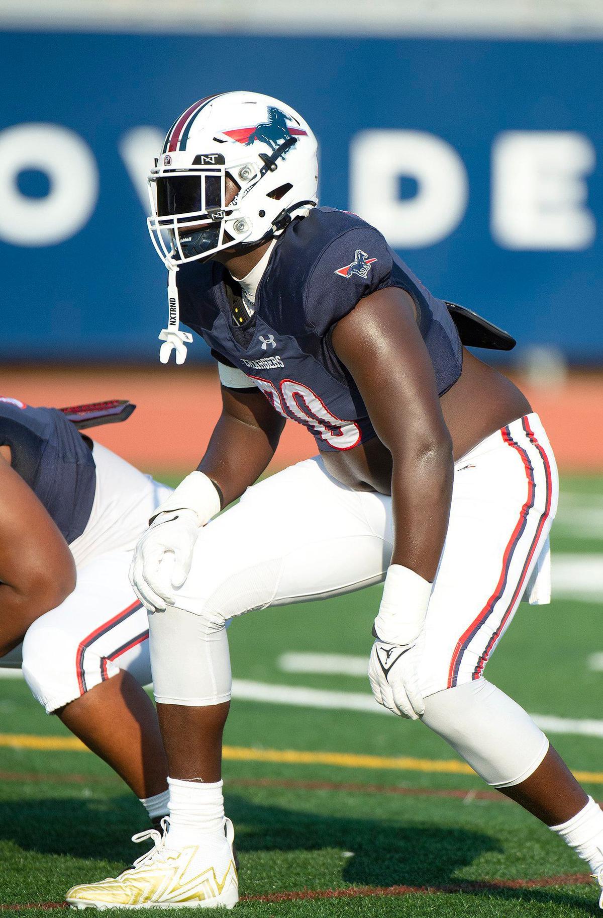 David Sanders, a 6’6” senior lineman, who plays offense and defense for Providence Day School announced where he’ll play football collegiately next Fall on Saturday, August 17, 2024.