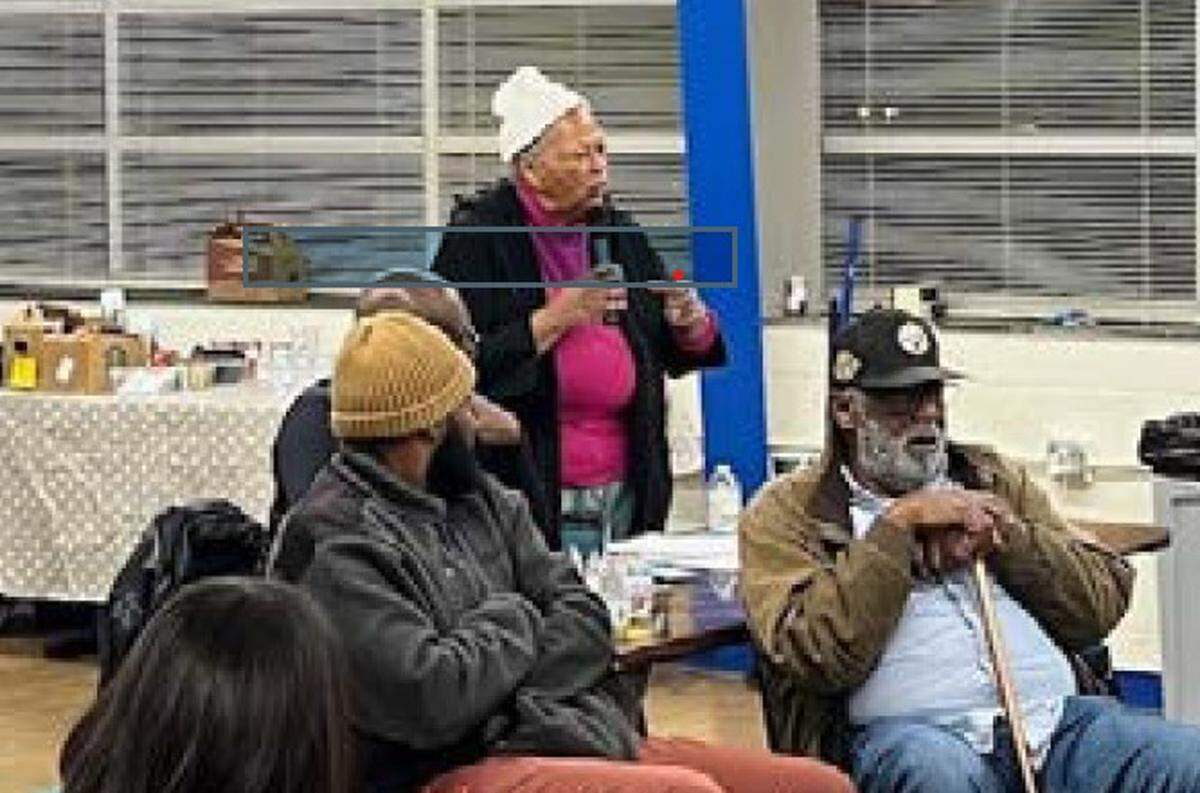 Residents offer their thoughts during a community meeting for the proposed Pottstown Community Preservation Plan.  