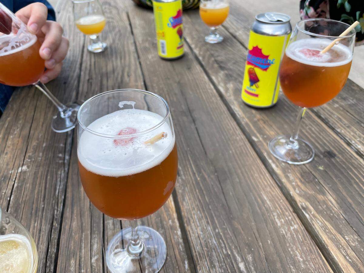 More retailers, grocery store chains and others are dropping the beer in the wake of the arrest on child rape and related charges. Seen here is Sycamore Brewing’s Boozy Pops, meant to be dunked in its craft beer.