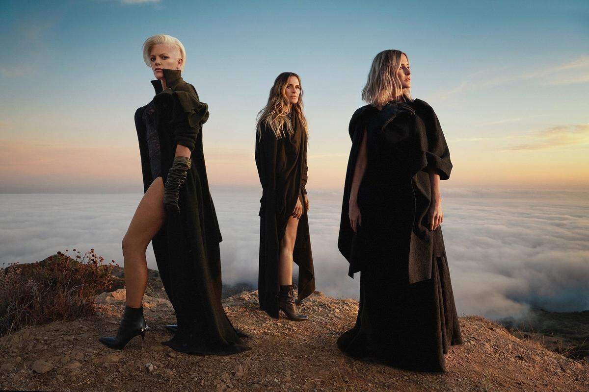 The Chicks, from left: Natalie Maines, Emily Strayer and Martie Maguire. Their tour will come to North Carolina in support of their latest No. 1 album, “Gaslighter.”&nbsp;