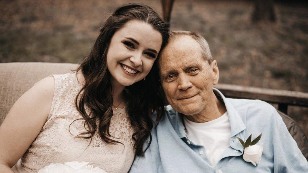 Riley Byrnes-Peterson and her father, Tom Byrnes.
